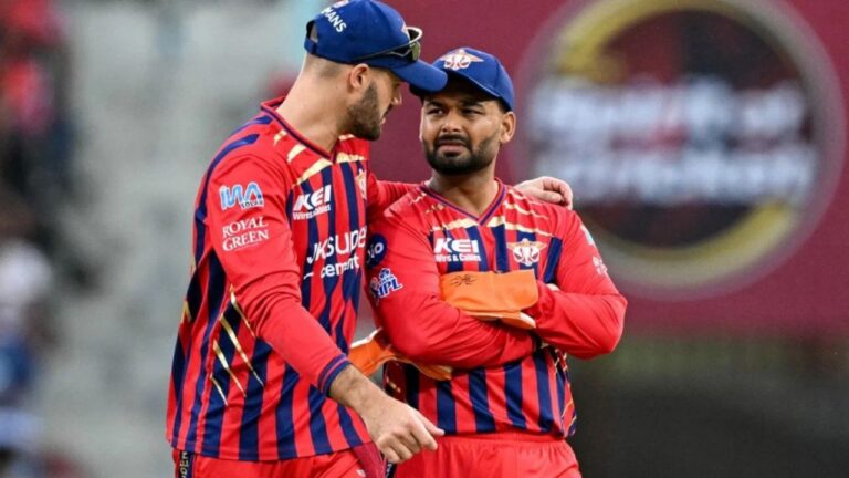 IPL 2026: Rishabh Pant Fined INR 12 Lakhs for Slow Over-Rate Against CSK