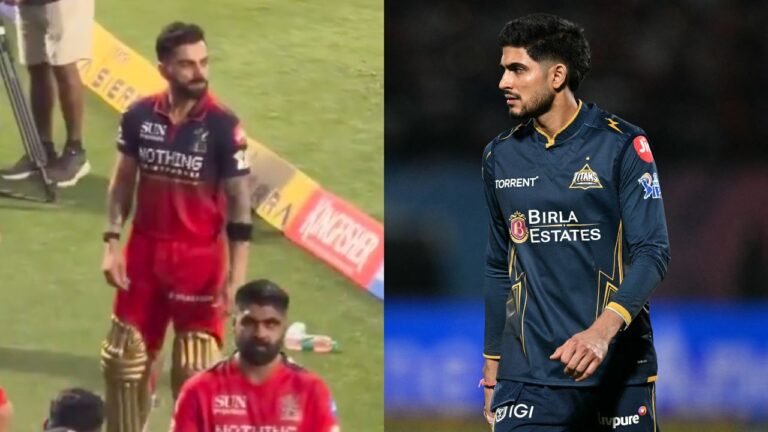 Virat Kohli Abruptly Takes Over Gujarat Titans’ Team Photoshoot – Virat Kohli’s Hilarious Antics During RCB vs GT Qualifier 1
