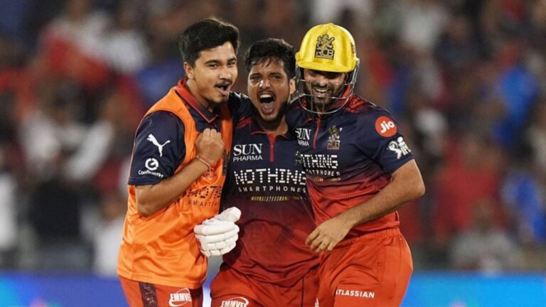 RCB Soar to Top After Thrilling Last-Ball Victory Against Mumbai Indians