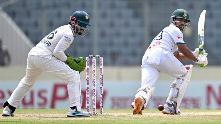 Bangladesh vs Pakistan: Shanto’s 87 Sets 268-Run Target in Mirpur Test