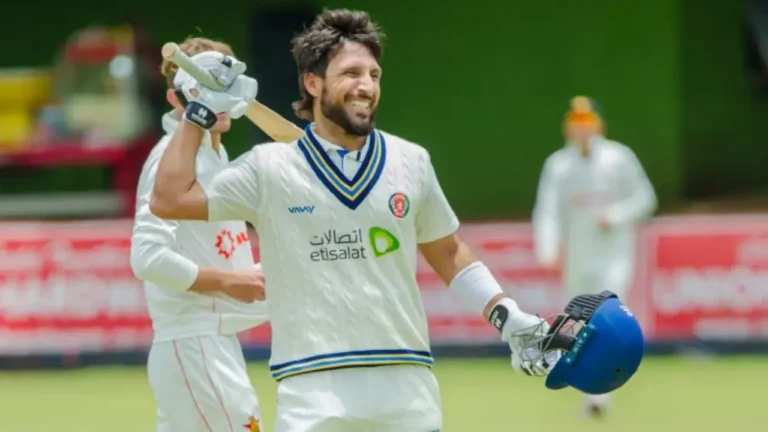 Afghanistan cricketer Rahmat Shah