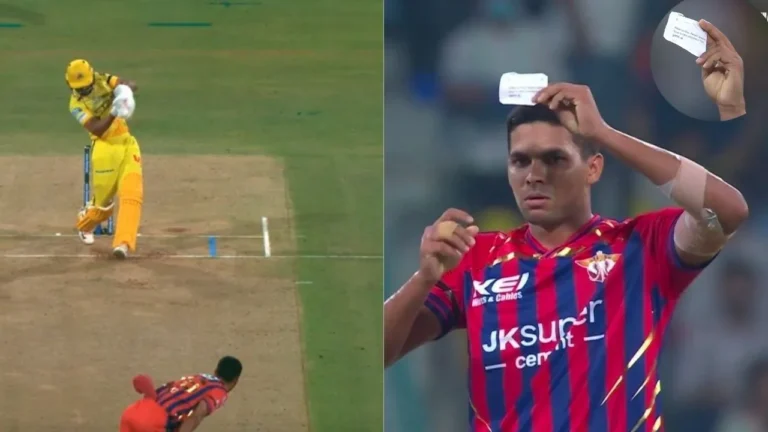 Akash Singh Brings Out Abhishek Sharma’s Iconic Slip Celebration in IPL 2026