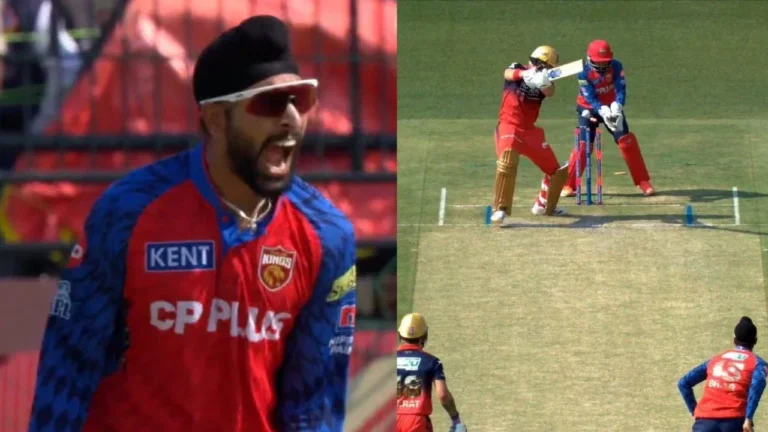 Watch Harpreet Brar erupts with aggressive celebration after rattling Jacob Bethell s stumps