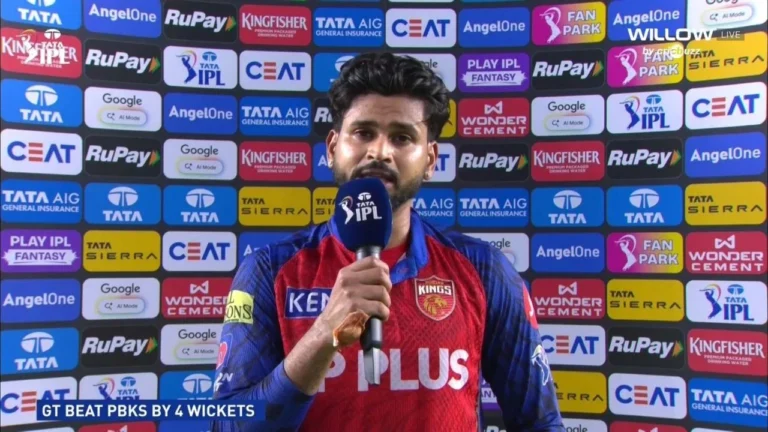 Shreyas Iyer Blames Sloppy Fielding After PBKS Loss to SRH in IPL 2026