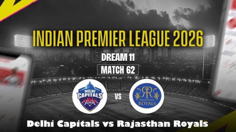 delhi capitals vs rajasthan royals match 62 17 05 2026