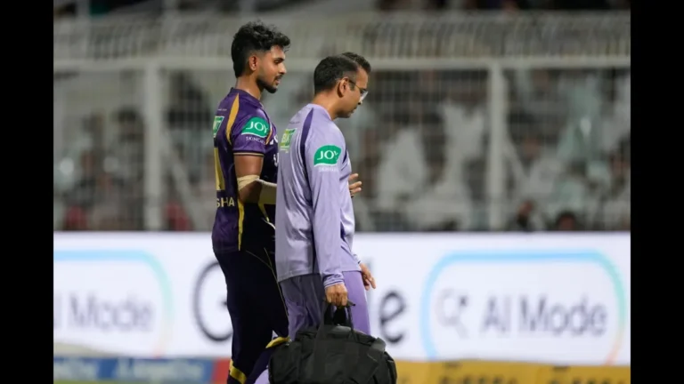 Matheesha Pathirana Injury Update: KKR Pacer Exits Early Against GT 6 matheesha pathirana 2026 05 16 22 55 26
