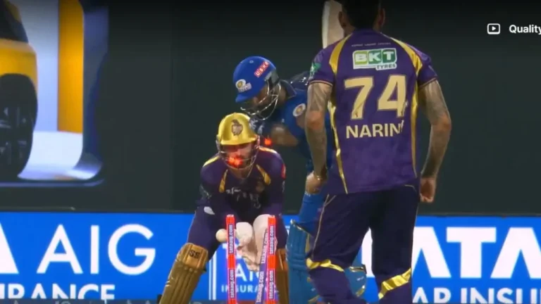 Sunil Narine Bamboozles Hardik Pandya in KKR vs MI Clash at Eden Gardens