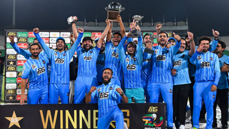 Abbottabad canter to National T20 Cup title with dominant all-round display: Maiden Victory Sealed in Lahore